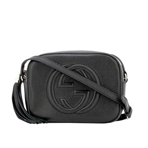 borsa gucci shopping bag soho nera montone|Borsa a tracolla Gucci Soho 402594 .